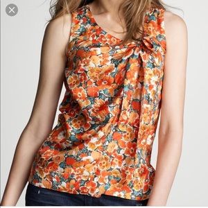 J Crew Wrap Style Marseille Top